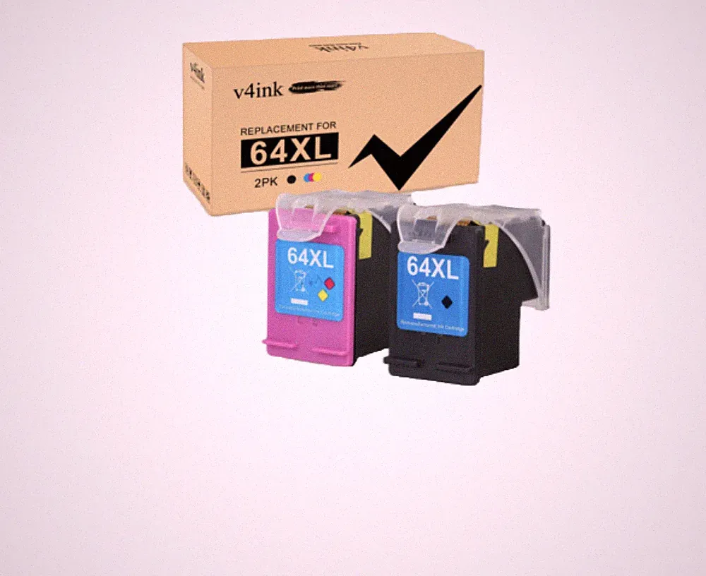 64XL Ink Cartridge V4ink for ENVY Photo 7820 7158 7864 7800 6255