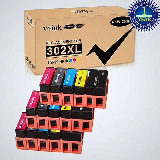 Multipack 302XL T302XL Ink Cartridge for Epson Expression Premium XP-6000 6100