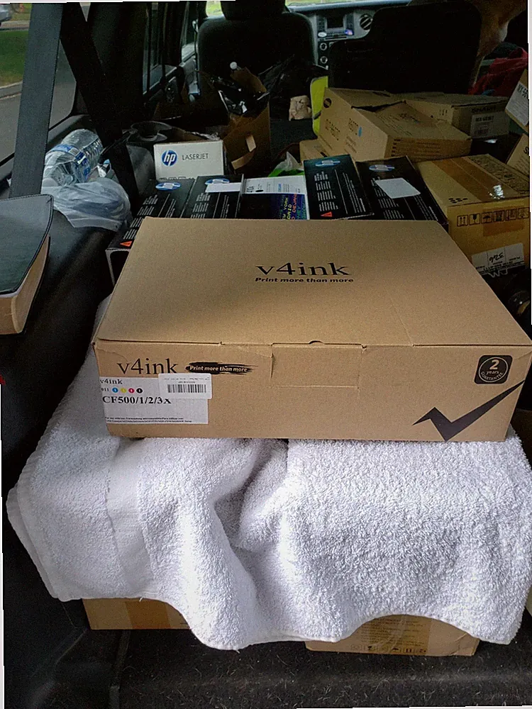 v4ink 4PK CF500/1/2/3A Replacement Inkjet Cartridges