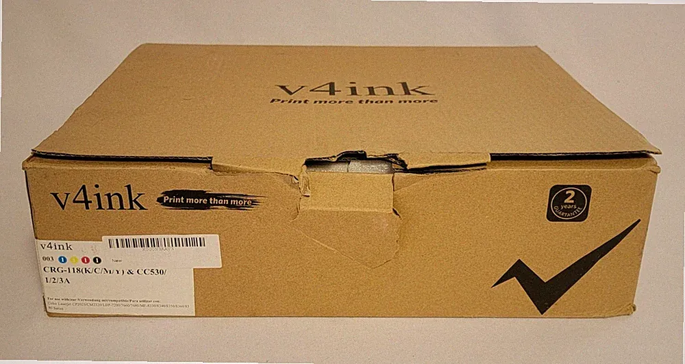 V4ink Color Ink Cartridges ZNC-CRG-118-11 Sealed