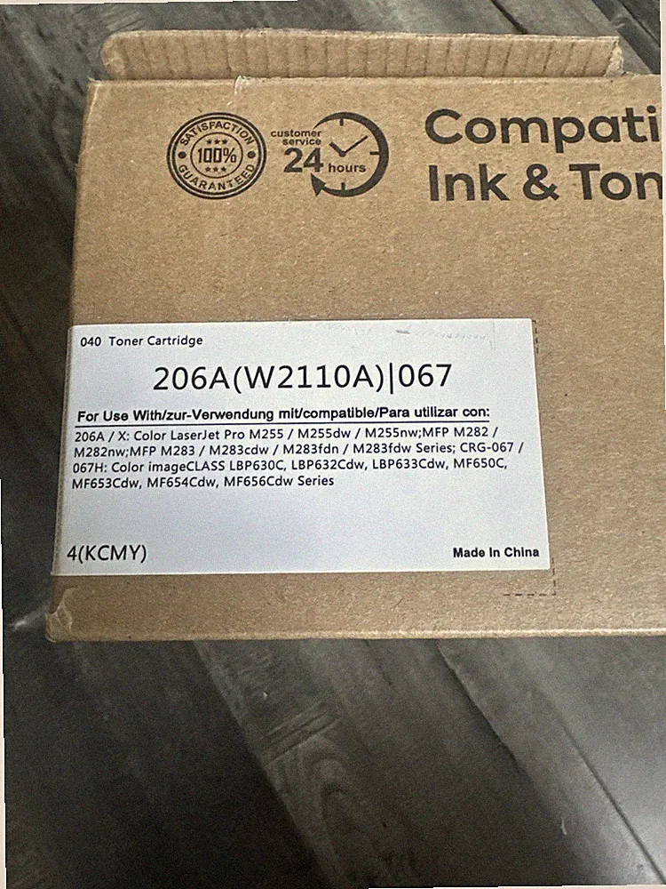 V4INK HP 206A W2110A 067 Tonor Printer Cartridge 4 Pack Brand NEW